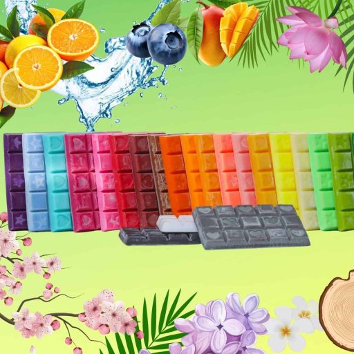 Cire parfumée artisanale naturelle en cire végétale naturelle Ldéco — tablette fondant brûleur parfum Grasse sans CMR 14 fragrances Made in France Fraize Vosges