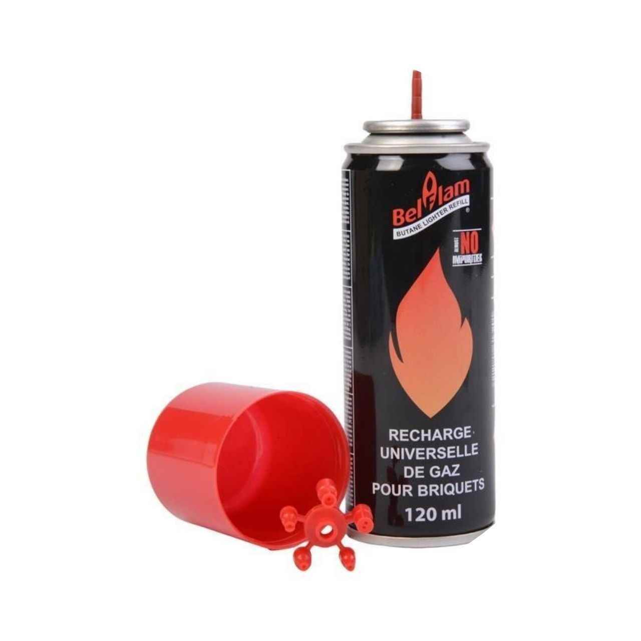 Recharge de gaz universelle pour briquets