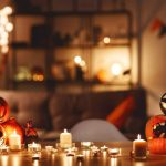 idees deco halloween avec des bougies