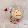 bougie je t aime dans un pot en verre