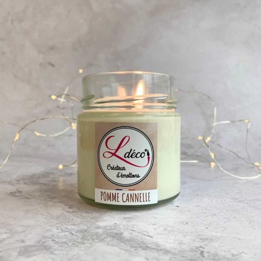 Bougie parfumée de Noël mèche en bois - Sapin Balsam Teak Candle-lite