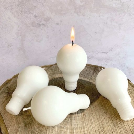 pack de bougies ampoules blanc
