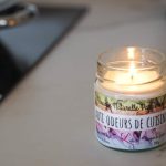 Bougie anti odeurs naturelle artisanale Ldéco parfum agrumes cire végétale pour éliminer les odeurs de cuisine, fabriquée à la main à Fraize Vosges Made in France