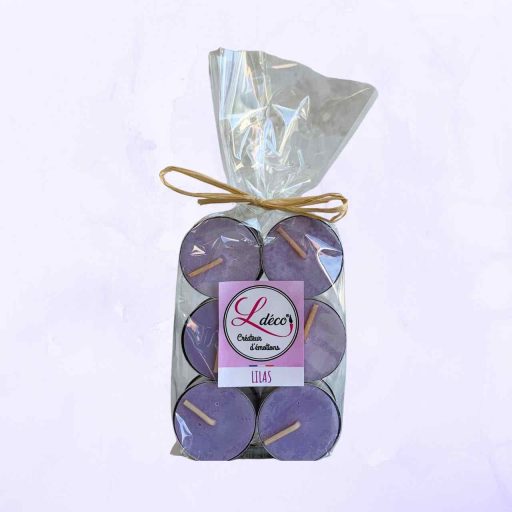 Bougies chauffe plats parfumées lilas naturelles artisanales