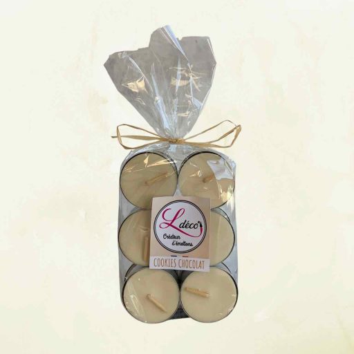 Bougies chauffe plats parfumées cookies chocolat gourmandes
