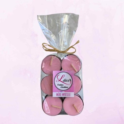 Bougies chauffe plats parfumées mûre myrtille fruitées
